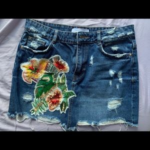 Zara Denim skirt